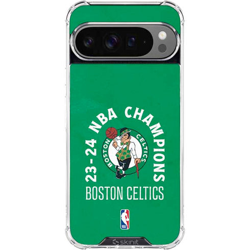 2024 NBA Champions Boston Celtics Google Pixel 10 Pro XL Clear Case